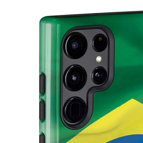 Brazil Flag Galaxy S22 Ultra Pro Case